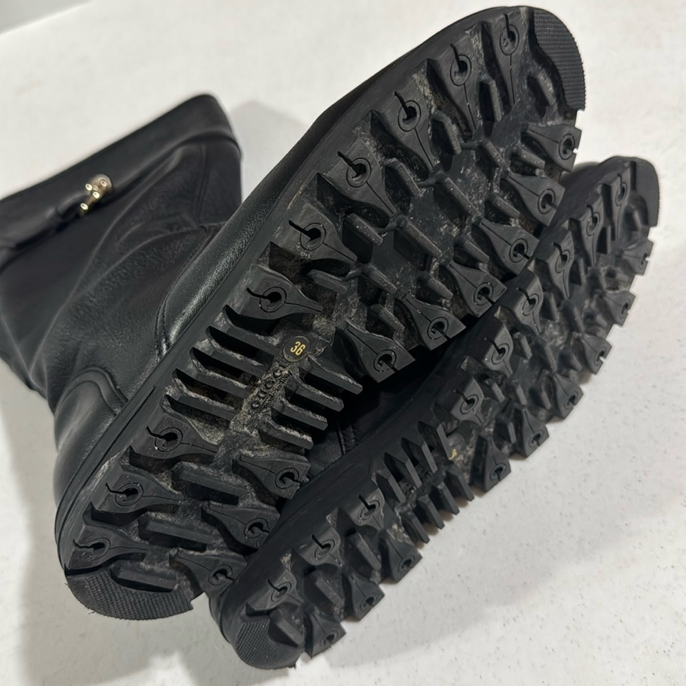 Gucci Boots Black GG Slip On Women’s Size 36 Authentic - Picture 5 of 12